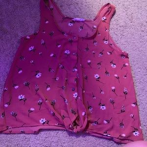 A flower tank top size M